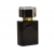Butelka szklana perfumeryjna z gwintem 50 ml czarna z atomizerem i nasadką ozdobną 8209